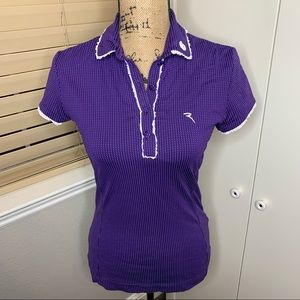 Chervo Sports Italian Polka Dot Golf Polo Shirt